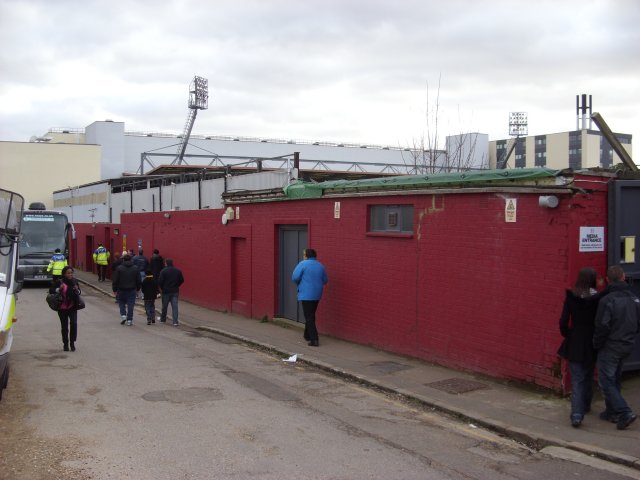 Rear of the East Stand